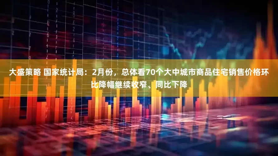 大盛策略 国家统计局：2月份，总体看70个大中城市商品住宅销售价格环比降幅继续收窄、同比下降